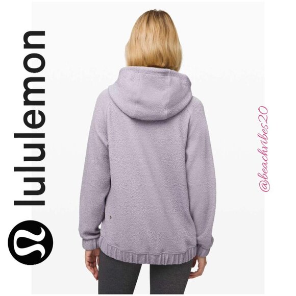 LULULEMON ATHLETICA Pave New Ways Full-Zip Glacier Grey/White Medium EUC LL-235 - Picture 3 of 14
